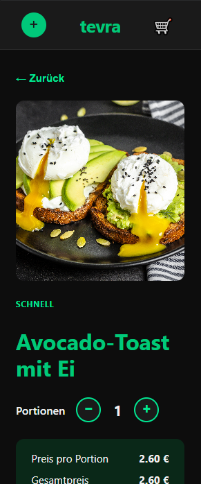 tevra Detailansicht
