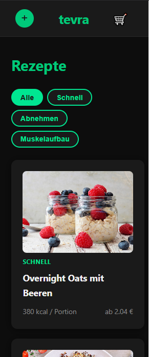 tevra Rezeptliste